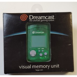 Carte mémoire Visual Memory Unit Vert pour Sega Dreamcast