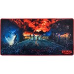 Tapis de Souris Stranger Things XXL Noir Konix 90x46 cm