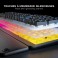 Clavier Magma touches à membrane RGB Noir