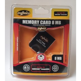 Carte mémoire 8 MB Madrics pour Nintendo GameCube